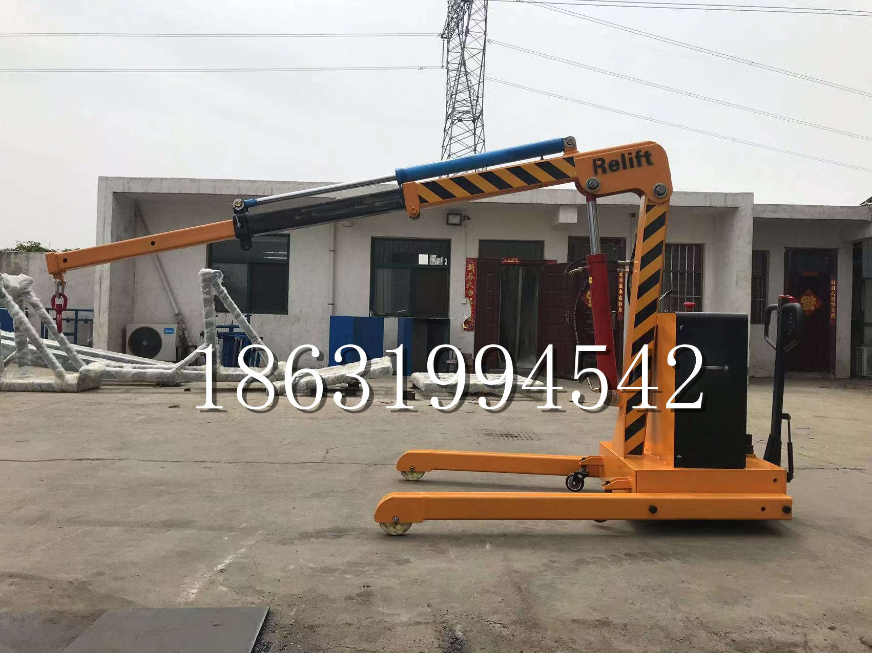 大城乡久征定做3吨三轮随车吊 农用园林绿化移树吊 平板工程用小吊机